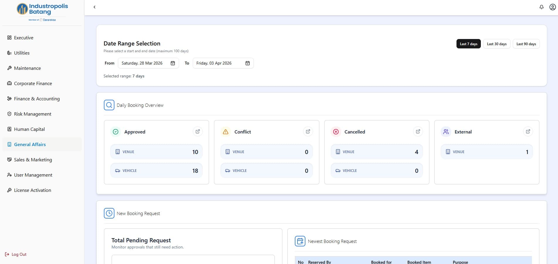 Facility & Vehicle Booking Management System screenshot 5