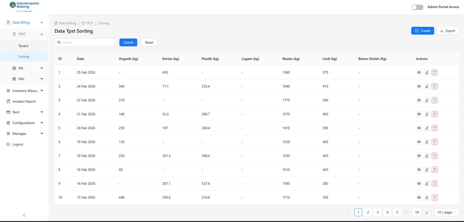Operations Management System screenshot 3