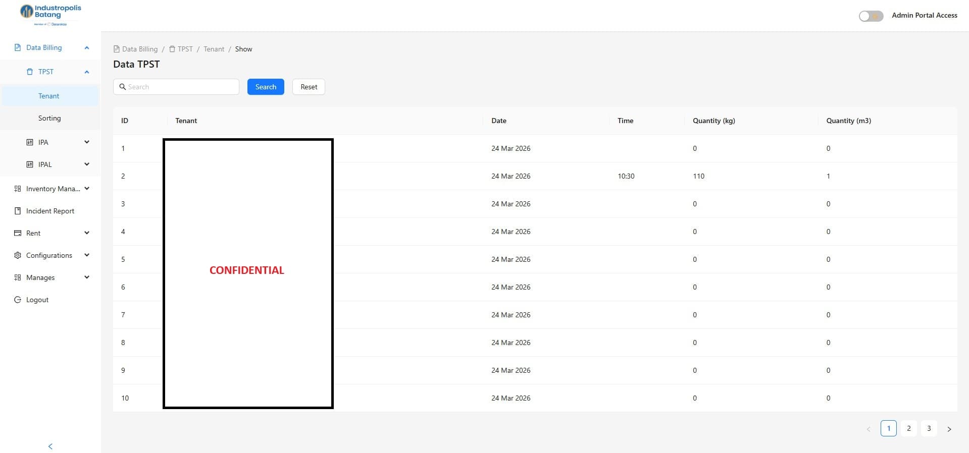 Operations Management System screenshot 2