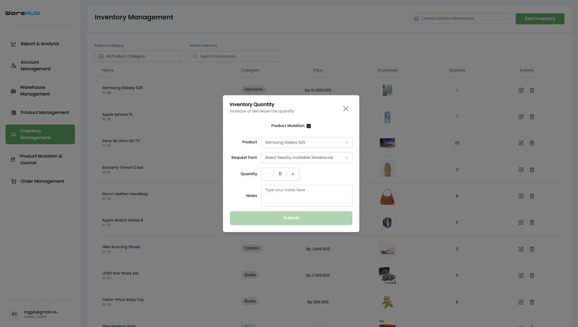 Multi-Storage E-commerce screenshot 9