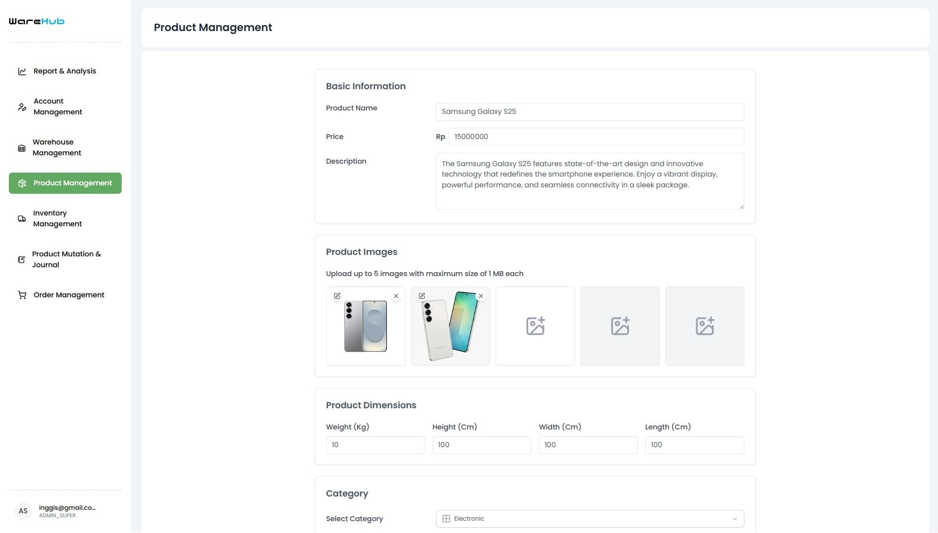 Multi-Storage E-commerce screenshot 5