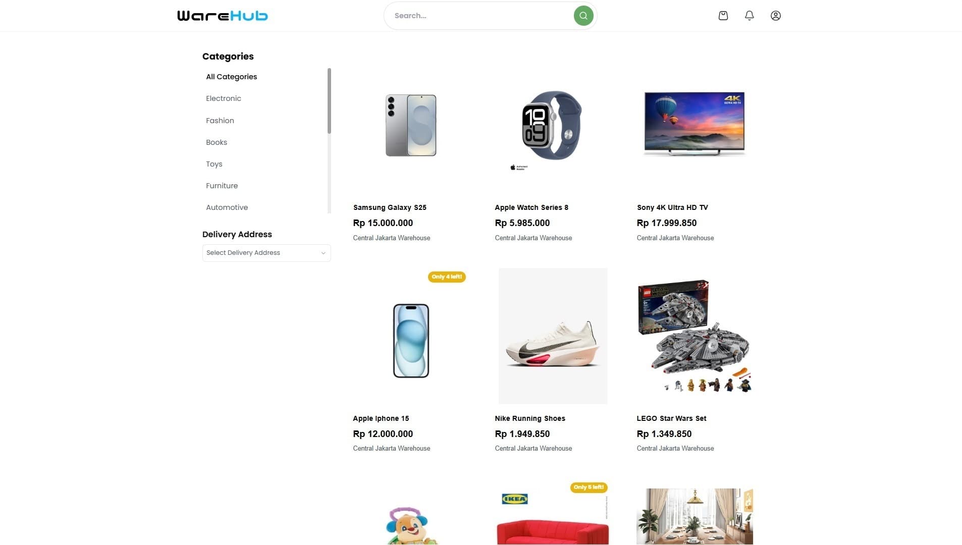 Multi-Storage E-commerce screenshot 16